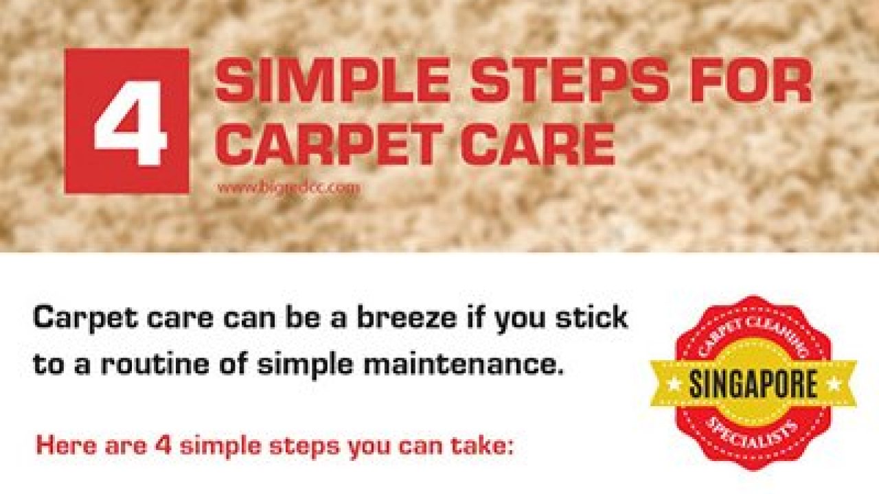 Simple Steps For Carpet Care - Big Red Singapore